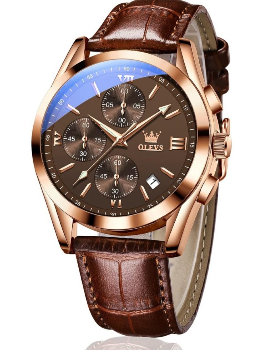 Classic Luxury Leather Dress Watch for Men - Elegant Timepiece, Stylish Design